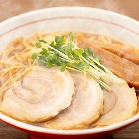 【冷凍便】麺屋 鶴と亀 お土産麺　あっさり煮干し中華そば　1食セット【麺とスープのみ】
