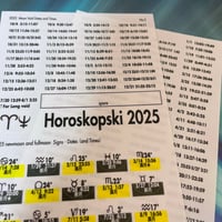 ＜バックナンバー＞2025　#ボイドタイムシール　2枚組　単品　　新月満月シール入り