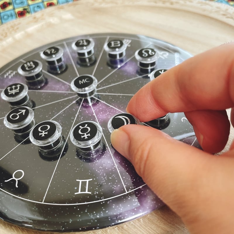 限定2＞M-048 #ホロスコープ台座 だい宇宙モデル +箔押しマグネット