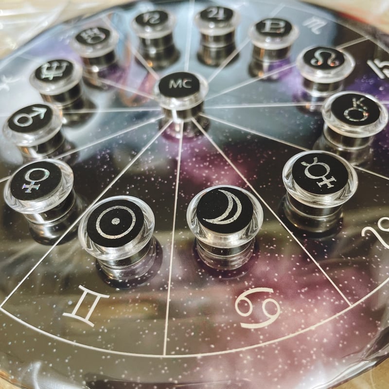 限定2＞M-048 #ホロスコープ台座 だい宇宙モデル +箔押しマグネット