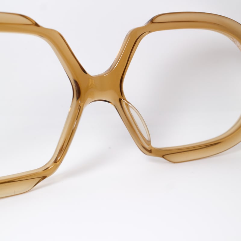 №1ヴィンテージ＆ブラウン円形68 GREASER 60's Vintage Goggle Leather 1インチ - DIN MARKET