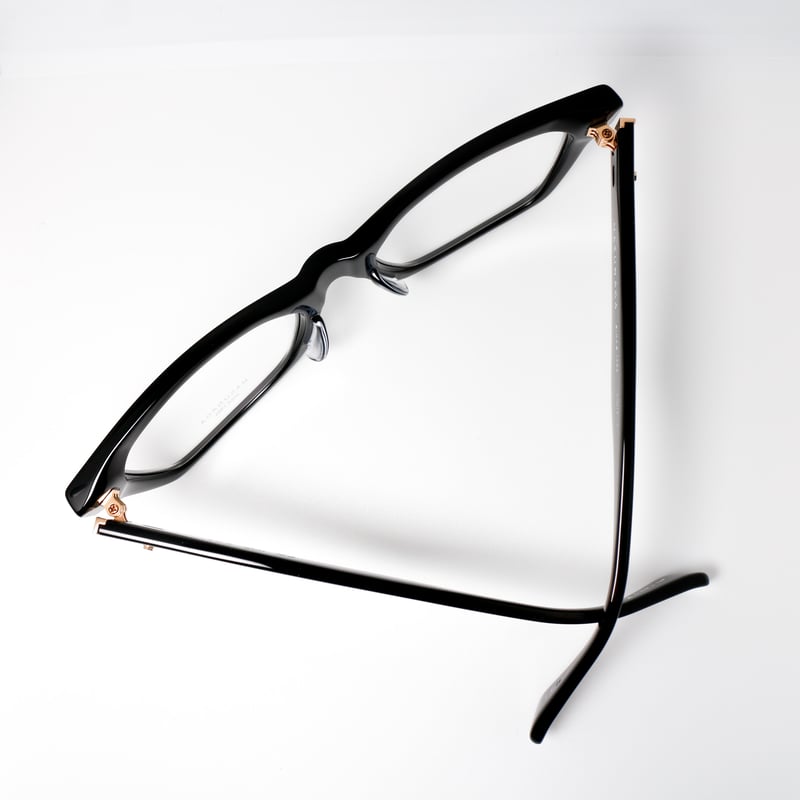 増永眼鏡 光輝 007 黒ぶち　スクエア　メガネ　ブラック Hamayaブログ : 光輝007