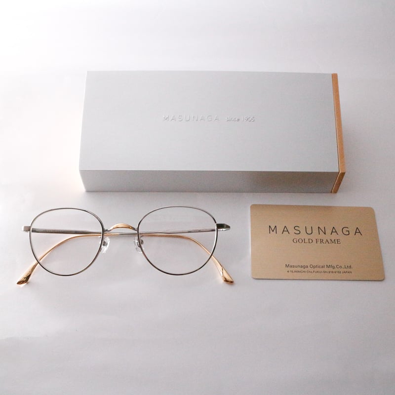 増永眼鏡 GMS-167M K18+βチタン | meganenotsujino
