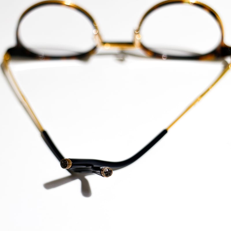 増永眼鏡 K3 Anemone #35（ネイビー・鼈甲柄） | meganenotsujino