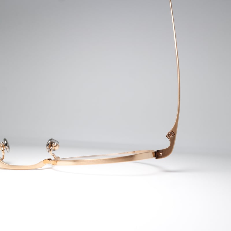 増永眼鏡 Chord A petite #41（ゴールド） | meganenotsujino