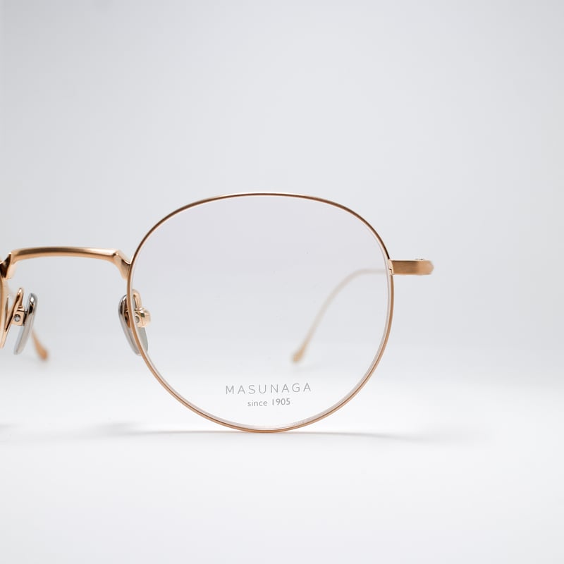 増永眼鏡 Chord C petit #41（ゴールド） | meganenotsujino