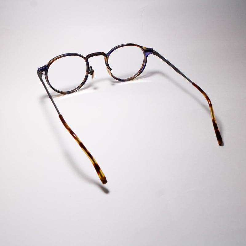 ワイ増永眼鏡 増永眼鏡 K3 anemone #23（鼈甲・ブルー） | meganenotsujino