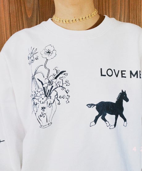 Paint Sweatshirt "LOVE ME"