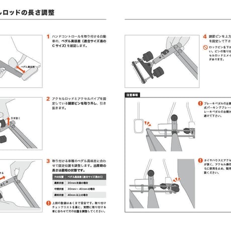 ハンドコントロール ND-2020 (普通・軽自動車)両用モデル　取扱説明書