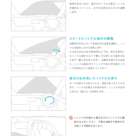 ハンドコントロールで安全に運転していただくために