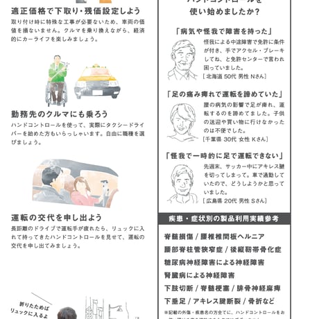 ハンドコントロール商品パンフレット【2020年版】