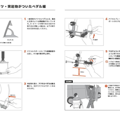 ハンドコントロール ND-2020 (普通・軽自動車)両用モデル　取扱説明書
