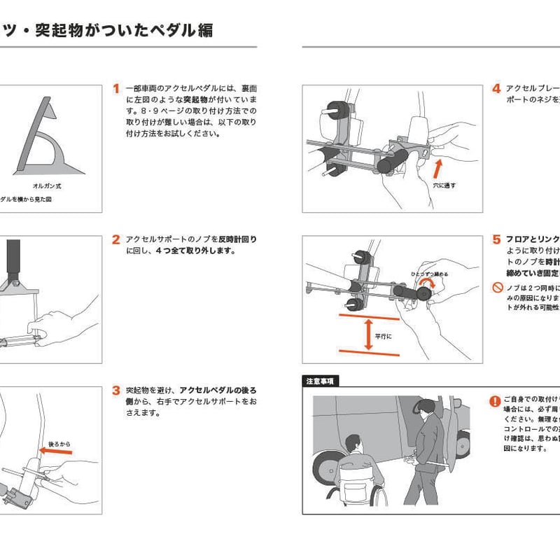 ハンドコントロール ND-2020 (普通・軽自動車)両用モデル 取扱説明書