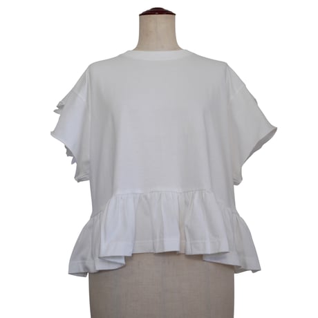 EMBROIDERY FRILL T-SHIRT  /  261-AC026