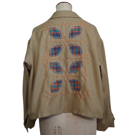 ZIP EMBROIDERY JACKET   /  261-AJ013