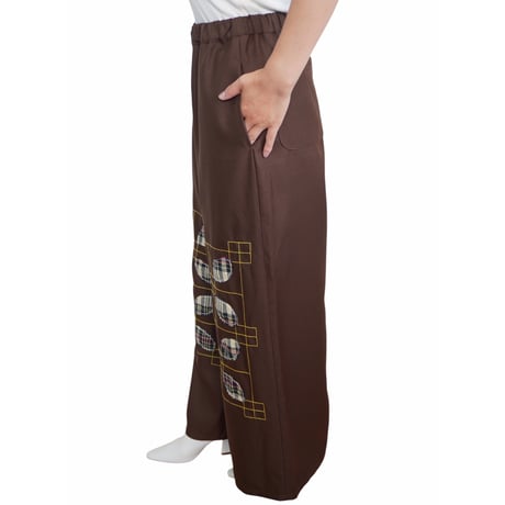 EMBROIDERY BIG PANTS   /  261-AP014