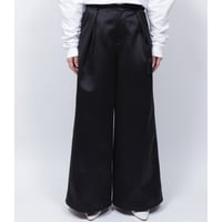 SATIN BONDING PANTS   /  262-AP021  /  BLACK
