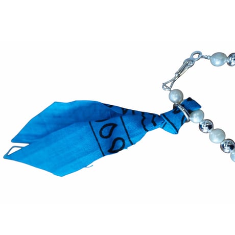 [YUUSD] PEARL × MIX  BANNDANA / YU002 / SILVER