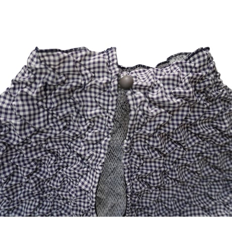 CHECK × MESH QUILT TOPS  /  261-AS006