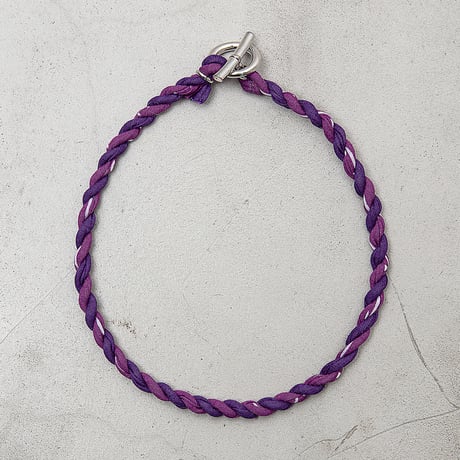 [YUUSD] PAISLEY BANGLE NECKLACE / YU006 / SILVER