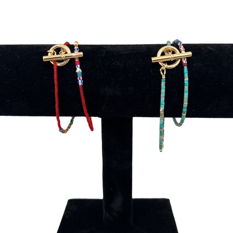 [YUUSD] STONE × BIJOU BANGLE  NECKLACE / YU003