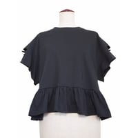 EMBROIDERY FRILL T-SHIRT  /  261-AC026