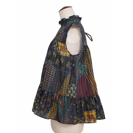 SLEEVELESS GATHER TOPS  /  261-AS017