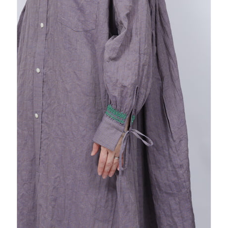 GATHER EMBROIDERY ONE PIECE   /  262-AS004