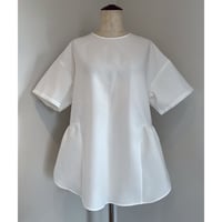 SNAP FLARE TOPS  / WHITE / AS014