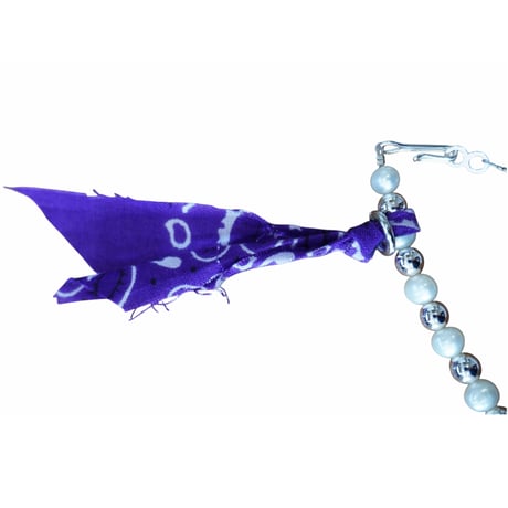 [YUUSD] PEARL × MIX  BANNDANA / YU002 / SILVER
