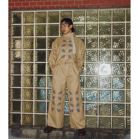 EMBROIDERY BIG PANTS   /  261-AP014