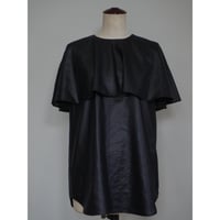 GATHER TOPS / BLACK / AS001