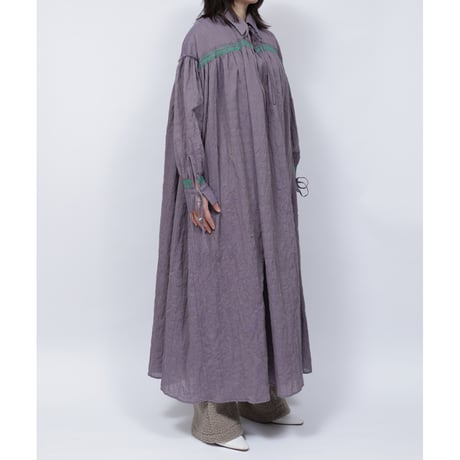 GATHER EMBROIDERY ONE PIECE   /  262-AS004
