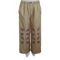 EMBROIDERY BIG PANTS   /  261-AP014