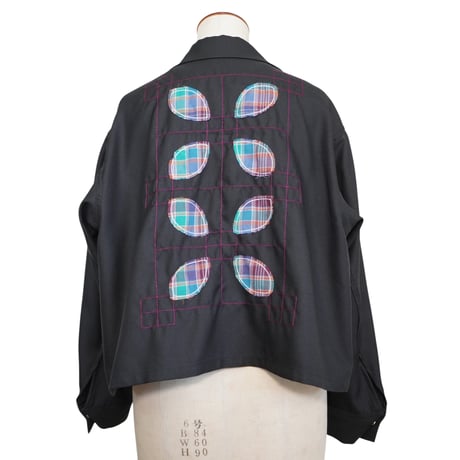 ZIP EMBROIDERY JACKET   /  261-AJ013