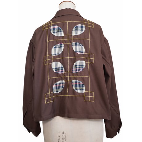 ZIP EMBROIDERY JACKET   /  261-AJ013