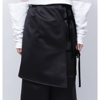 SATIN BONDING WRAP SKIRT   /  262-AP019