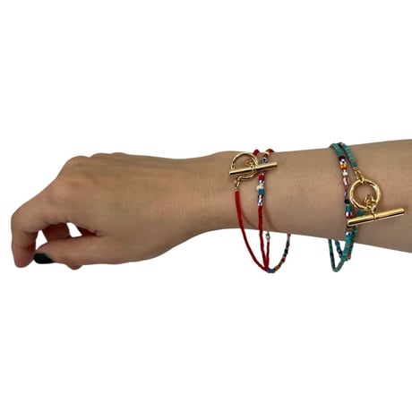 [YUUSD] STONE × BIJOU BANGLE  NECKLACE / YU003