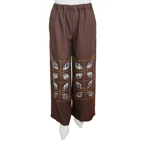 EMBROIDERY BIG PANTS   /  261-AP014
