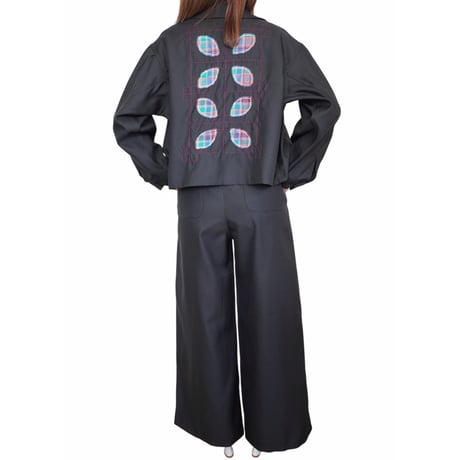 ZIP EMBROIDERY JACKET   /  261-AJ013
