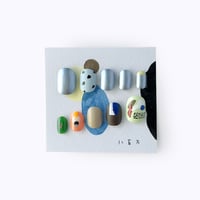 つめをぬるひと ／ つけ爪  [八百万]  はちみせ限定カラー ブルー