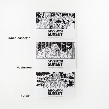 前田 麦 ／ Sasquatch Sunset Sticker