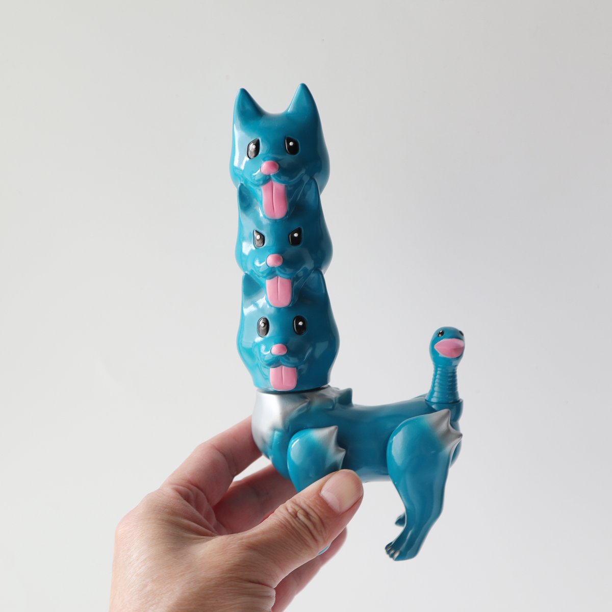 なかよし　ソフビ　甘党怪獣　キビロス2期 小夏屋 妖怪獣大戦 キュビロス 黒孤 クロギツネ ソフビ