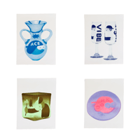 BRIDGE SHIP HOUSE ／ risograph POSTER｜4-type