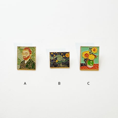 PINS  ゴッホ ピンバッジ