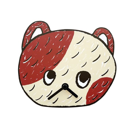 山鳩舎 ／ Diecut clock CAT mochi
