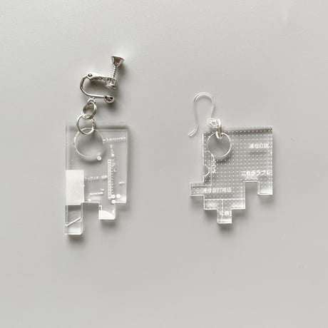 南村 杞憂  ／言葉の端々 ピアス・イヤリング｜2-Type
