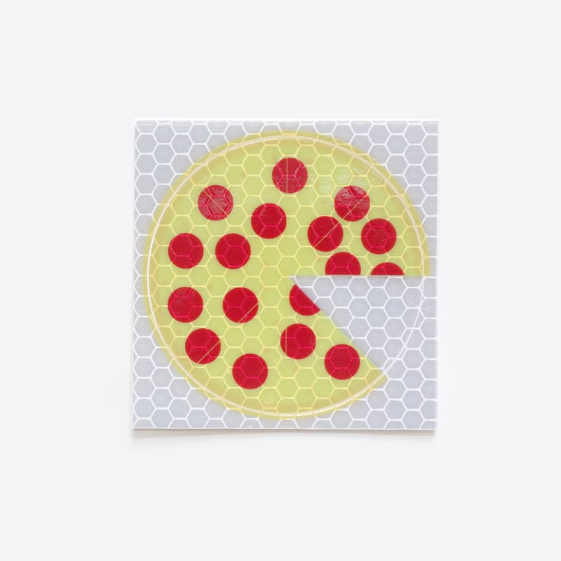 前田 麦 ／ PIZZA ｜高輝度反射ステッカー | はちみせ （83）