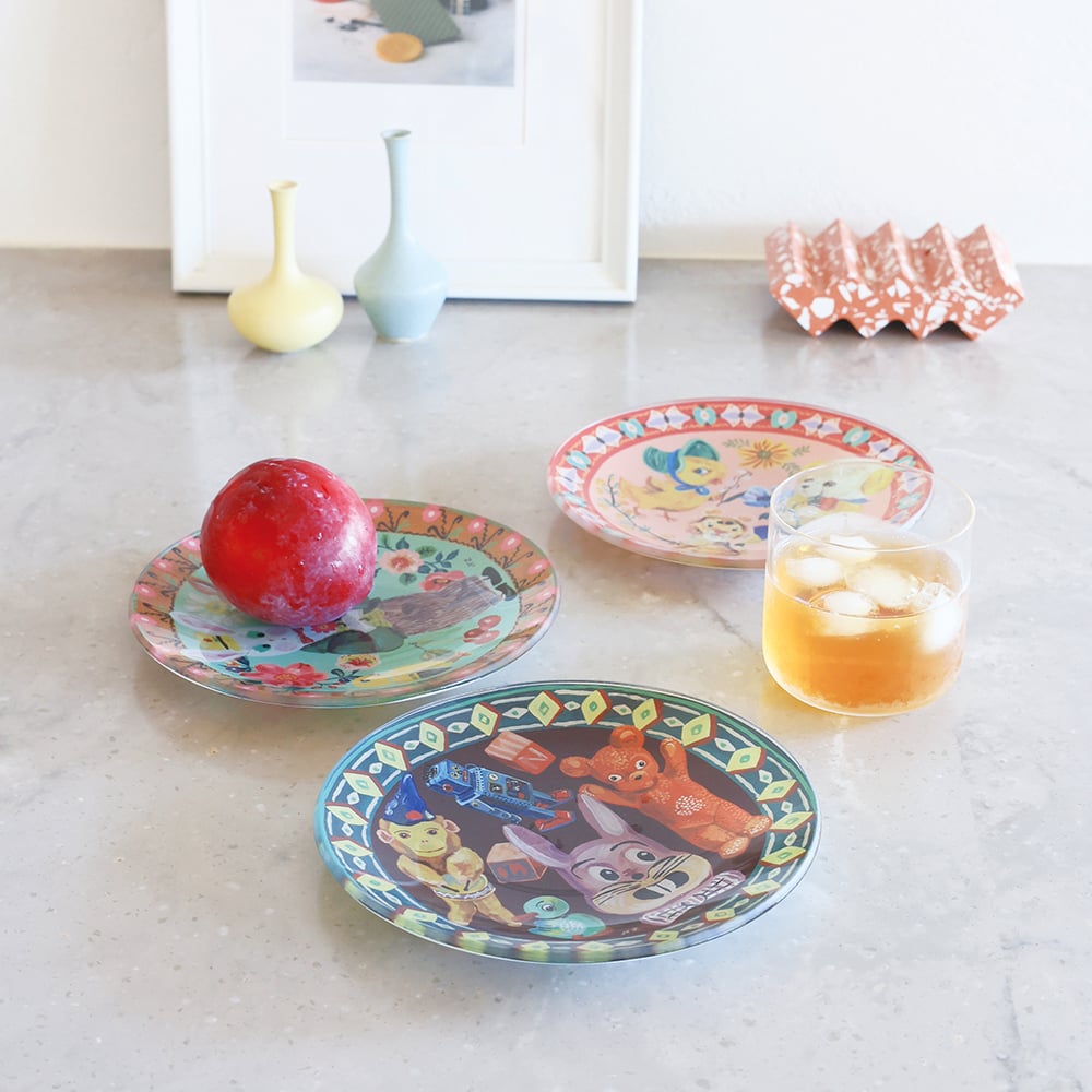 Nathalie Lete Glass plate | はちみせ （83）