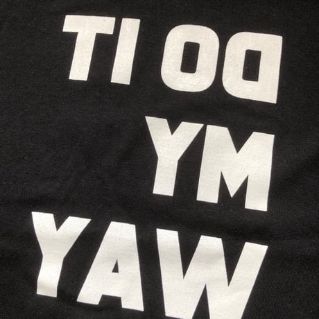 83 original ／Do It My Way 鏡文字TEE